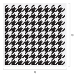 HOUNDSTOOTH PATTERN CHALK TRANSFER