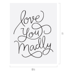 LOVE YOU MADLY CHALK TRANSFER