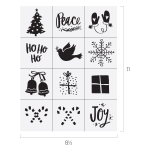 MINI HOLIDAY ICONS CHALK TRANSFER