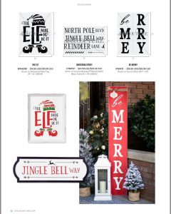 Chalk Couture Be Merry Porch Sign